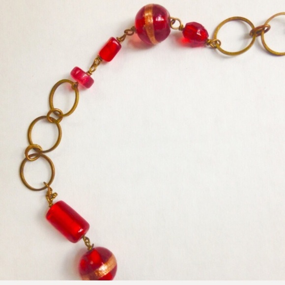 Handblown Glass Bead Necklace (Fair Trade) - Picture 2 of 8